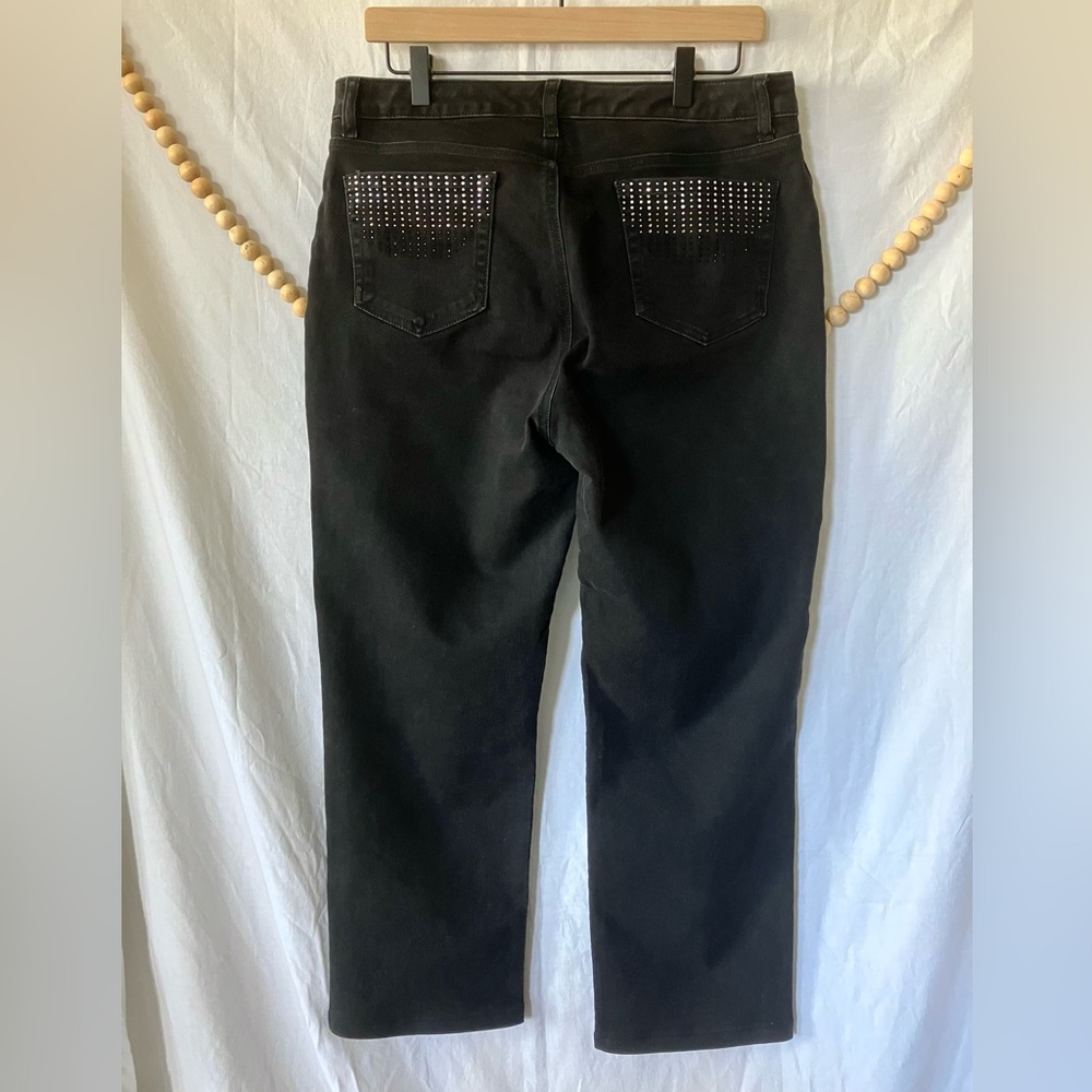 Jones New York Lexington Straight Bling Rhinestone Jeans